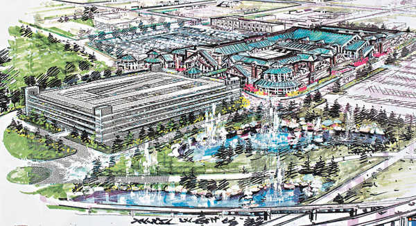 Artist's rendering of the Emerald Queen Casino on 29th Street near Portland Avenue. (Courtesy photo)Read more here: http://www.thenewstribune.com/2013/04/09/2550325/puyallup-tribes-150-million-expansion.html#storylink=cpy