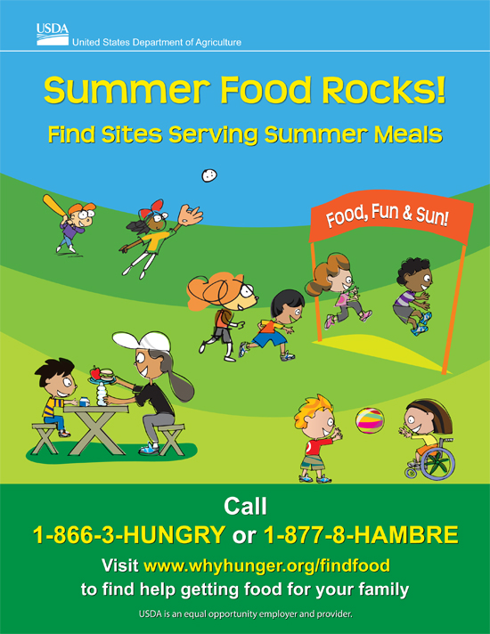 WIC Summer meals flyer