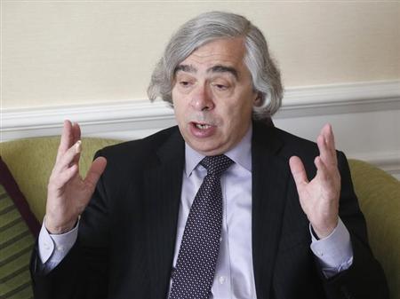 U.S. Secretary of Energy Ernest Moniz gestures during an interview with Reuters in Vienna June 30, 2013.Photo: Reuters/Leonhard Foeger