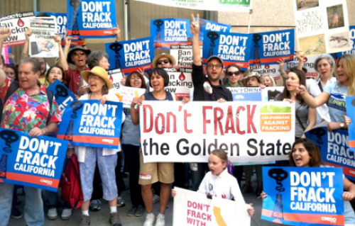 Only a full ban on fracking will do. Regulations can neither prevent nor mitigate the disastrous consequences inherent to fracking. We need to keep the carbon in the ground. Photo: Californians Against Fracking