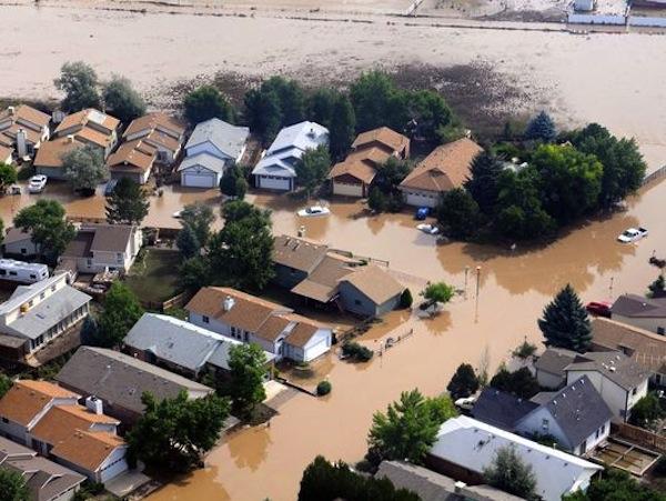 U.S Army via Environmental Protection AgencyFlood-damage homes in Boulder, Colorado, on September 14.