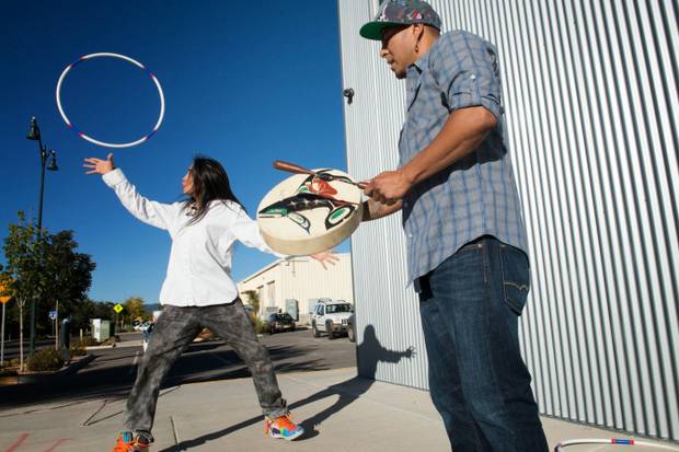 Kitty LeakenWorld champion hoop dancer and Cirque du Soleil star Nikotah LaRance will perform in collaboration with musician Brian Frejo at the SWAIA 8th Annual Winter Indian Market this Nov. 30-Dec. 1.