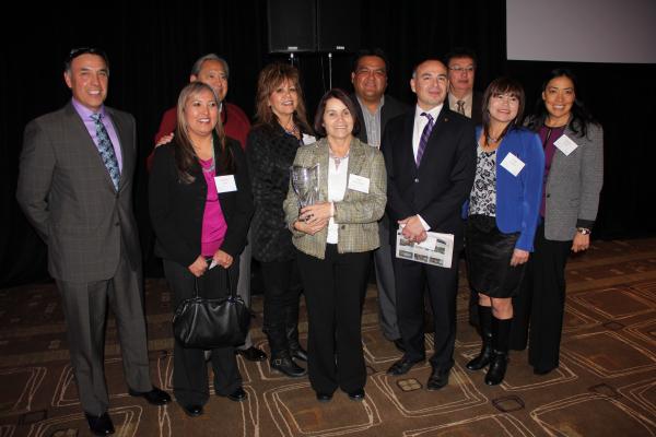 Courtesy Colville Tribal Federal Corp.Left to right: CEO Joe Pakootas, Pearline Kirk, Butch Stanger, Lynn Palmanteer-Holder, Susie Marchand, Sneena Brooks, John Sirois, Randy Williams, Debi Condon, Debbie Atuk