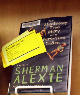 Credit Kraemer Family Library / FlickrFile photo of "The Absolutely True Diary of a Part-Time Indian." An Oregon school district is considering whether to pull the book.