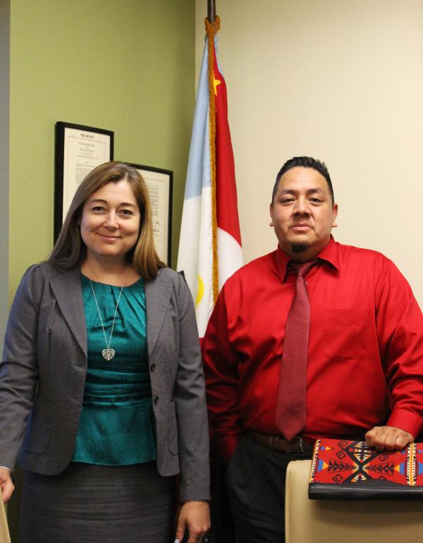 Jacelle Ramon-SauberanPascua Yaqui Tribe Attorney General Amanda Lomayesva and Pascua Yaqui Tribe Chief Prosecutor Alfred Urbina are working to improve the Pascua Yaqui community through the Violence Against Women Act.
