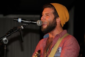 Josh Royce was first in the musical line-up. 