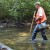 Radio transmitters lead biologists to salmon