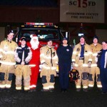 Tulalip Fire Fighters with Santa 