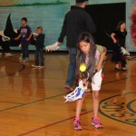 Tulalip Boys & Girls Club member Andrea Parrish learns she's a natural at lacrosse. 