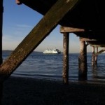 Photo: Genna Martin / The HeraldThe 3 p.m. Mukilteo ferry heads toward Whidbey Island on Wednesday. A project is in the works to build a new Mukilteo ferry terminal just east of the current dock.