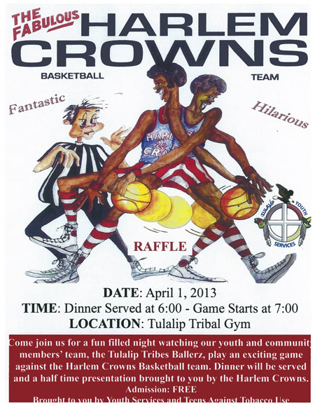 Harlem Crown Basketball Flyer April 1, 2013