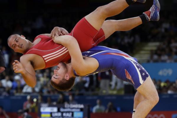  Greco-Roman wrestling at the 2012 Summer Olympics in London. Photo: AP/Paul Sancya