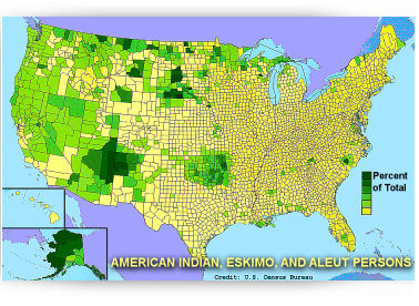 US Census Bureau populations
