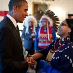 Prior to President Obama signing the Tribal Law and Order Act into law in 2010, Lisa Marie Iyotte delivered an emotional introduction, describing how she had been raped and assaulted on the Rosebud Reservation while her two small children hid. When she broke down, Obama stepped over to comfort her. Now, Obama can move to Stop the Violence Against Women by signing the VAWA reauthorization into law.