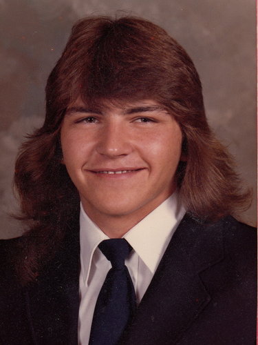  A high school photo of Dr. Patterson before he dropped out.