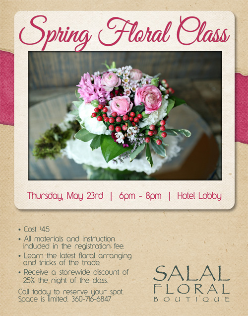 Salal Floral Class