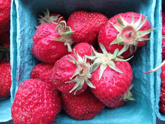 Spectacular strawberries are easy to find right now.
