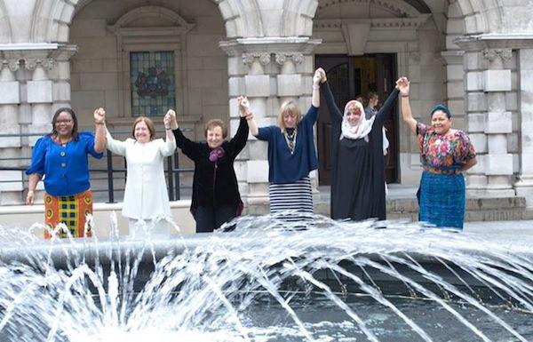 Facebook/Nobel Women's InitiativeFounding members of the Nobel Women's Initiative, six of the 10 Peace Prize laureates who signed a letter on June 17 urging President Barack Obama and Secretary of State John Kerry to reject the Keystone XL pipeline.