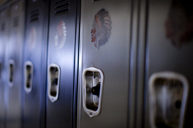 Molalla High School is one of the schools that still has a Native American mascot. Under Senate Bill 215, the school would be able to keep the mascot if a local tribe approved it. But Gov. John Kitzhaber is expected to veto the bill. (Beth Nakamura/The Oregonian)