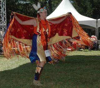 Kirk BoxleitnerTanya White, who danced at last year's Stillaguamish Festival of the River and Pow Wow, has been dancing at pow pows since she was 3 years old.