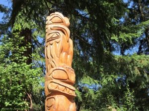 Tribal life trail totem
