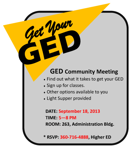 GED Community Meeting