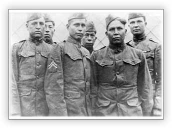 Photo from Choctaw Code Talkers Association