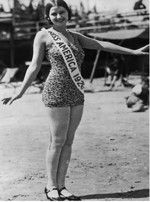 Norma Smallwood, the first Native Miss America, wearing the title sash.(Photo courtesy of ICTMN, via the-american-history.blogspot.com)
