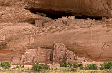 In Canyon de Chelly, Ariz., Navajo people used the sun's energy in their vernacular buildings.