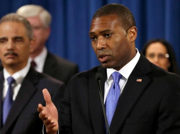 AP Photo/Jacquelyn Martin, FileIn this Feb. 5, 2013 file photo, U.S. Associate Attorney General Tony West gestures during a news conference at the Justice Department in Washington. West is scheduled to be in Bismarck, N.D. on Monday, Dec. 9, 2013, to talks about plans for a national task force to examine the impact of exposure to violence on American Indian and Alaska Native children.