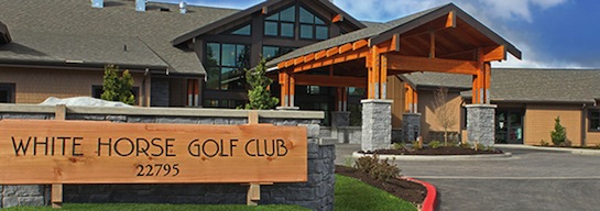 The White Horse Golf Club, owned by the Suquamish Tribe of Washington. Photo from White House Golf Club