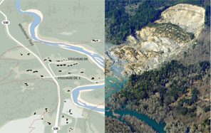 GRAPHIC BY THE SEATTLE TIMES;PHOTO BY TED S. WARREN / APUse an interactive tool to look at the effects of the mudslide.
