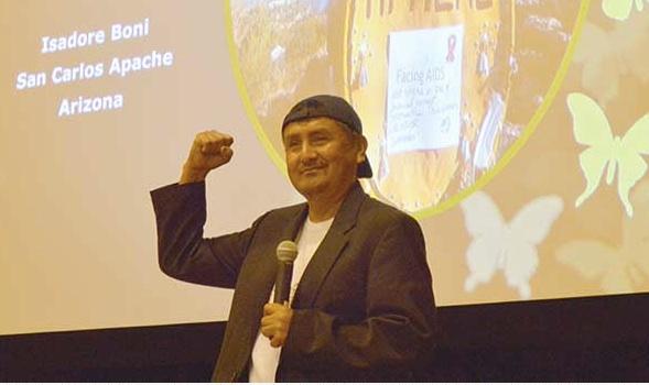 Courtesy Wellbound StorytellersIsadore Boni, San Carlos Apache, was diagnosed with HIV and hepatitis C in May 2002. After his disease escalated to AIDS in November 2004, he was cured of hepatitis C in 2013. Now he is an advocate for HIV prevention and HIV/AIDS treatment and care.