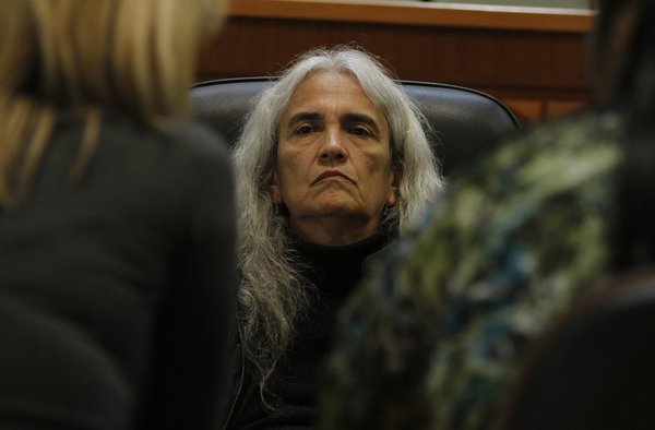 Yurok Tribal Court Chief Judge Abby Abinanti presides over a session of wellness court in Klamath, Calif. Wellness court, a part of the tribal court, offers a healing path for nonviolent offenders struggling with substance abuse. More photos 