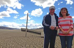 Eugene and Karen Penix live in the Sunland vacation community near Vantage, Washington, above Wanapum Dam.Credit Anna King / Northwest News Network