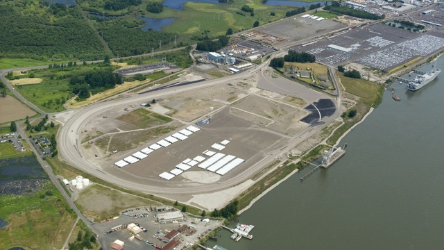 File photo of proposed site for an oil-by-rail terminal in Vancouver, Washington. | credit: Port of Vancouver USA