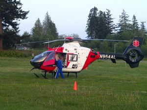 Tulalip Bay Fire Department Airlift Drill