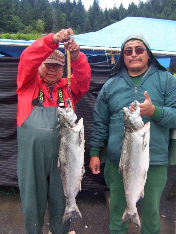 Courtesy Columbia River Inter-Tribal Fish CommissionFresh-caught fish for sale on the Columbia River