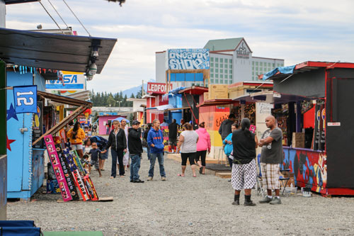 Tulalip Boom City provides shoppers with one-stop firework shopping with over 120 stands to choose from. Photo/ Brandi N. Montreuil, Tulalip News