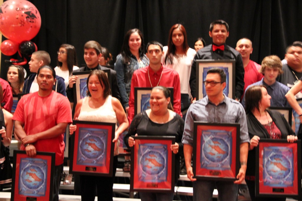 Graduates at the Tulalip Graduation banquet received a print designed by James Madison in recognition of their accomplishment.