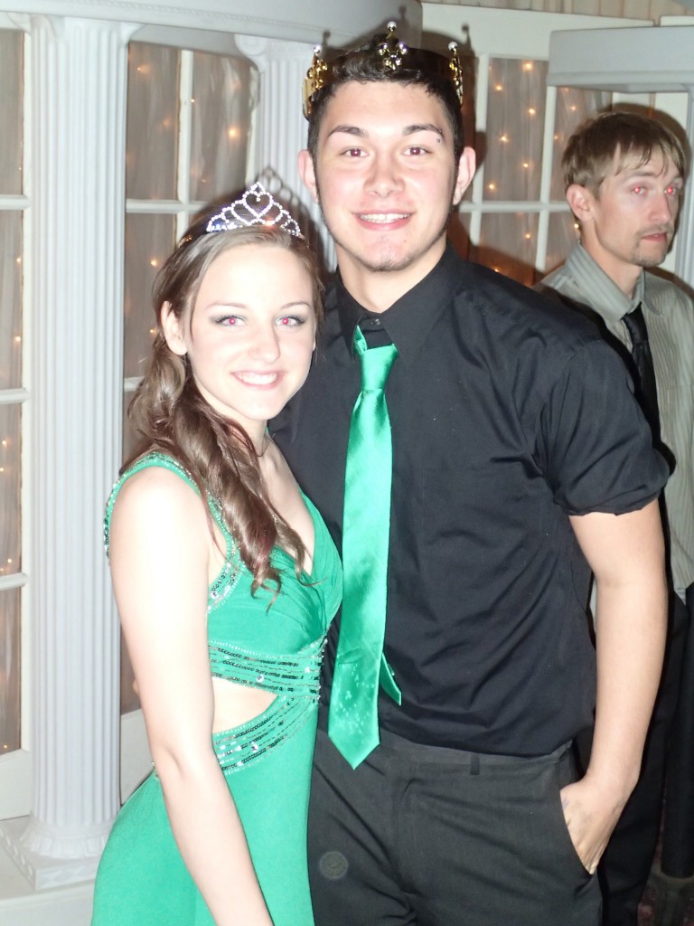 Prom Princess Sam Marteney and her Prince Ayrik Miranda.Photo: Andrew Gobin/Tulalip News