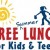 Free Summer Meals for Kids