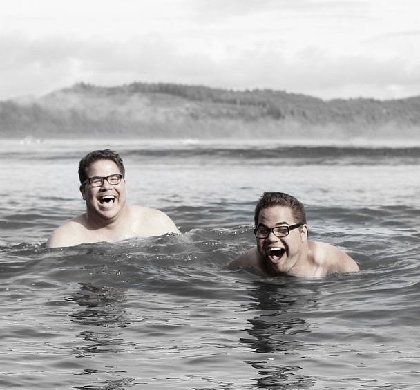 Matika WilburWilbur captured twin brothers Jared (left) and Caleb Dunlap, both of Seattle, in a lighthearted moment during a cultural gathering in Quinault, on Washington’s Pacific Coast. The brothers, from the Fond du Lac band of Lake Superior Chippewa in Minnesota, jokingly refer to themselves as the “nerdy natives.” 