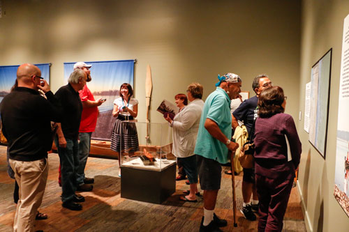 "Coast Salish Canoes," opened at the Hibulb Cultural Center and Natural History Preserve on June 27, with over 80 guests in attendance. 