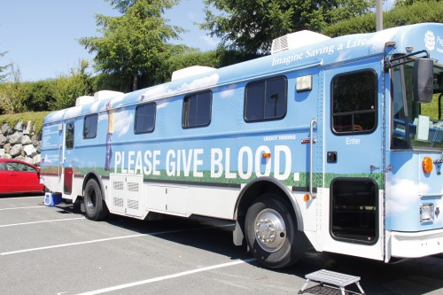 Puget Sound Blood Centers Blood BusPhoto: Andrew Gobin/Tulalip News