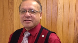 Grand Chief Harvey Yesno of the Nishnawbe Aski Nation says Ontario's aboriginal people will put a stake in the ground and tie themselves to it if that's what it takes to protect their land from unwanted resource development.
