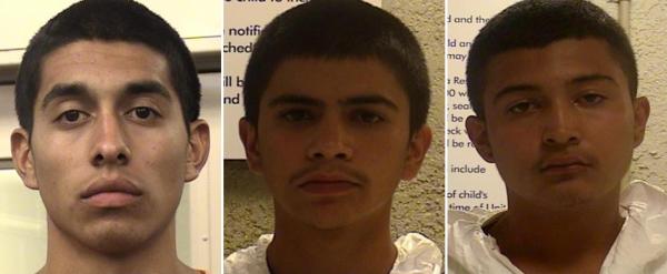 Courtesy Albuquerque Police DepartmentAlex Rios, 18, Nathaniel Carillo, 16, and Gilbert Tafoya, 15, are suspects in the brutal deaths of two homeless Navajo men in Albuquerque on July 21.