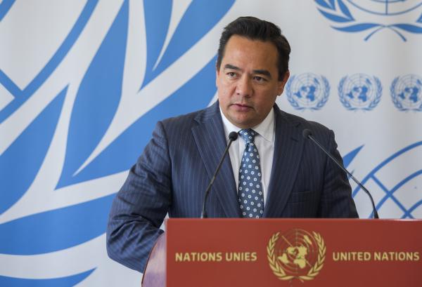 Courtesy U.S. Mission to the United Nations in GenevaKeith Harper, Cherokee Nation, U.S. ambassador to the United Nations Human Rights Council