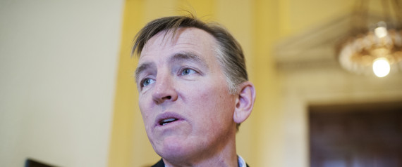 UNITED STATES - NOVEMBER 14: Rep. Paul Gosar, R-Ariz., talks with reporters outside a meeting of House Republican Steering Committee meeting in Cannon Building, November 14, 2014. (Photo By Tom Williams/CQ Roll Call) | Tom Williams via Getty Images