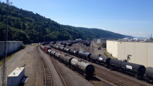 Reports say up to 18 oil trains a week travel along the Washington side of the Columbia River, and up to six oil trains a week are traveling through the state of Oregon along the Columbia River and through central Oregon.Tony Schick